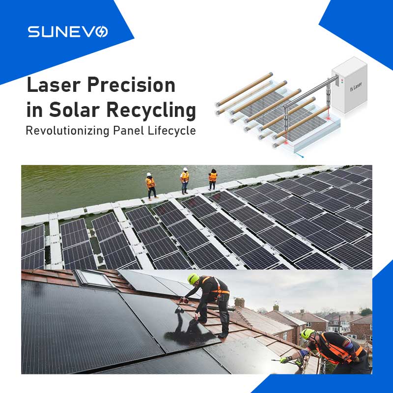 Novo método de precisão a laser na reciclagem de resíduos solares