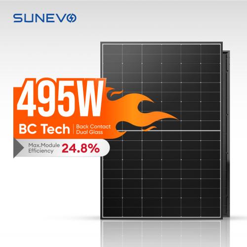 Sunevo Home Complete Kit Bc Solar Panels 465W 470W 475W 480W 485W 490W 495W Mono Photovoltaic Modules CE Certification