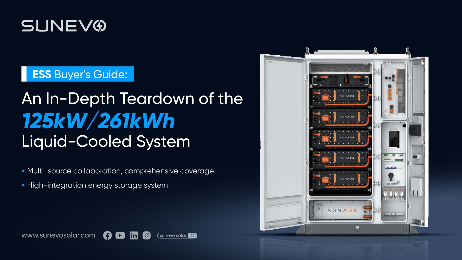 ESS Buyer's Guide: An In-Depth Teardown of the 125kW/261kWh Liquid-Cooled System