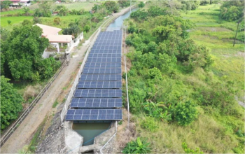 O primeiro projeto de irrigação solar coberto por aqueduto das Filipinas entra em operação