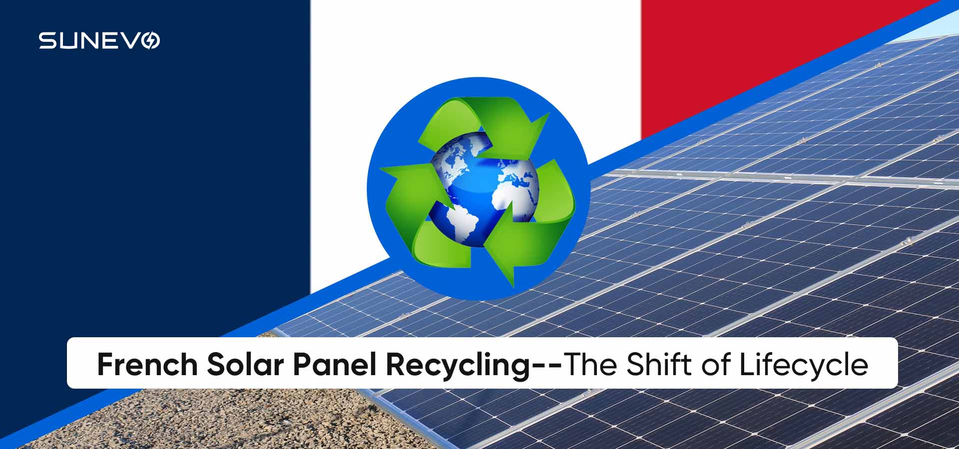 Reciclagem de painéis solares franceses: uma mudança no ciclo de vida
