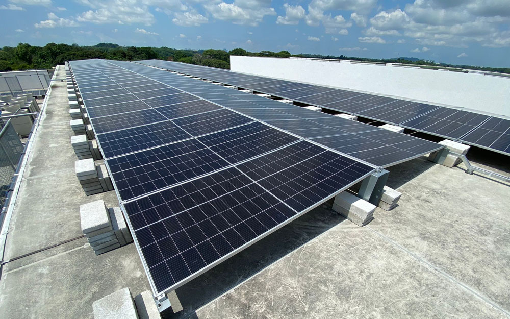 200KW grid tie sistema de energia solar

